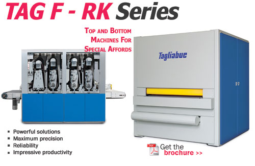 Tagliabue Calibrating Sanding Machines F-RK Series