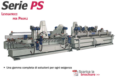 Levigatrici per profili Tagliabue Serie PS