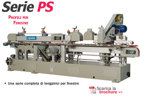 Tagliabue Profili per Finestre Levigatrici Serie PS
